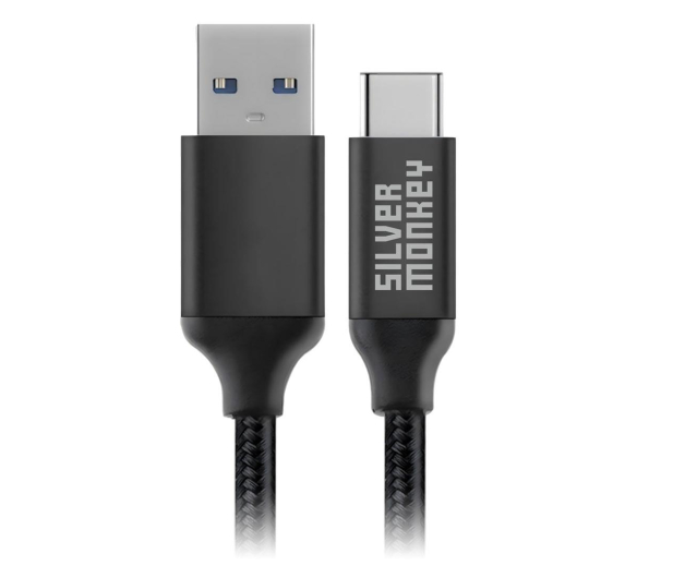 SILVER MONKEY Kabel USB-A na USB-C 1 m 45W - 732282 - zdjęcie